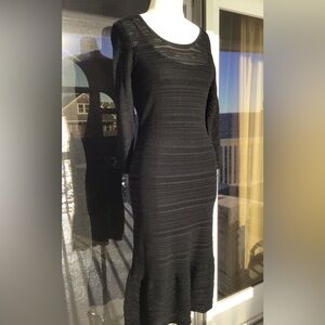 Ralph Lauren Black Macramé dress size XS